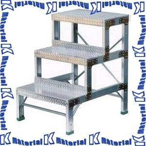 P】【代引不可】【個人宅配送不可】ナカオ 作業用踏台 G-123 全高1.2