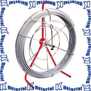 【P】JEFCOM ジェフコム GL-0705RS 地中線工具 シルバーグラスライン 小型φ7mm (50m) DENSAN デンサン [JEF0103]