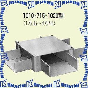 【P】未来工業 PDB-10104 1個 プラスチックダクト用 分岐ボックス 4方出 1010型用 グレー [MR09625]