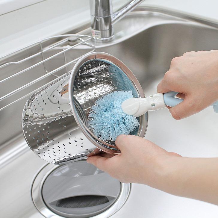 サンベルム ニコットキッチンブラシ 長さん K60233 たわし 日本製 台所