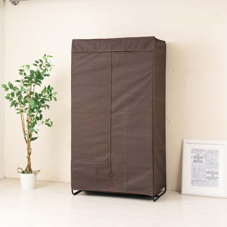 永井興産 カバー付ハンガーラック LL ブラウン NK-673 BR 衣類 永井興産 カバー付ハンガーラック LL ブラウン NK-673 BR 衣類