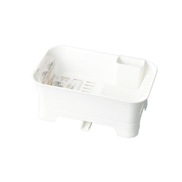 パール金属 ◎ ブランキッチン PC.水切りバスケット 水が流れるトレー