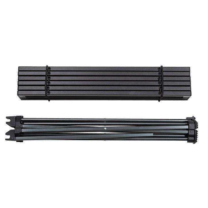 キャプテンスタッグ CAPTAIN STAG アウトドア トレッカー アルミロールテーブル ブラック   UC0563 CAPTAIN STAG（キャプテンスタッグ） ◎ パール金属 トレッカー