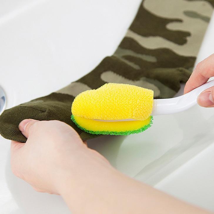 アイセン トレピカ襟首・袖口洗いブラシ LX101 超極細ブラシ Wヘッド