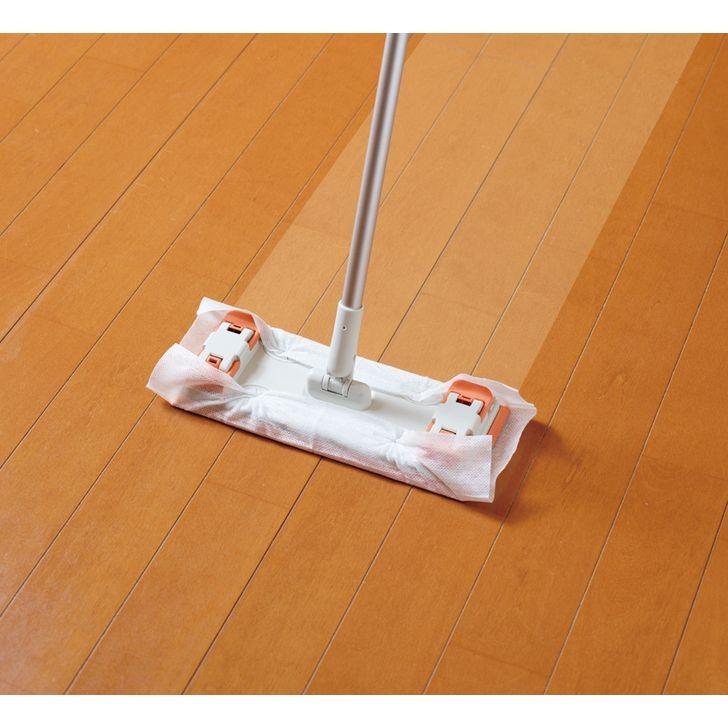 モップ 山崎産業 ぞうきんが使えるフローリングワイパー 床掃除 拭き掃除 水拭き モップ 雑巾がけ 暮らしの杜 横濱 通販 Yahoo ショッピング