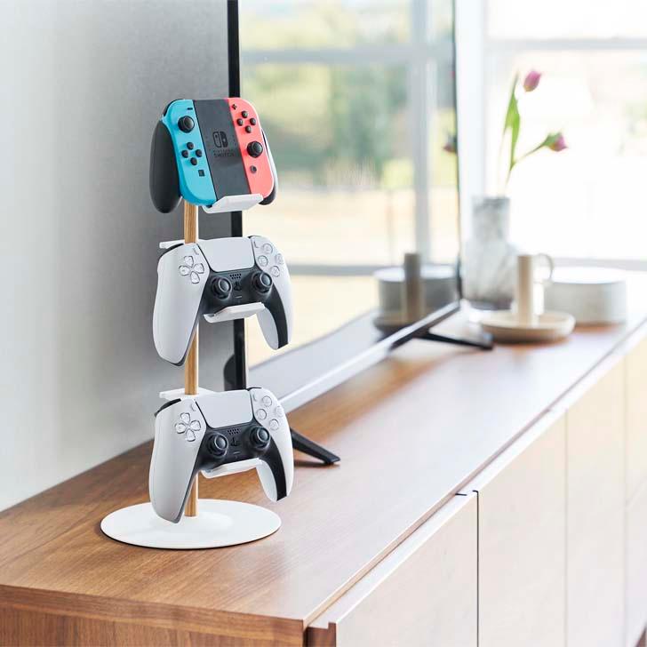 tower ◎☆ 山崎実業 置台が動くゲームコントローラー収納ラック