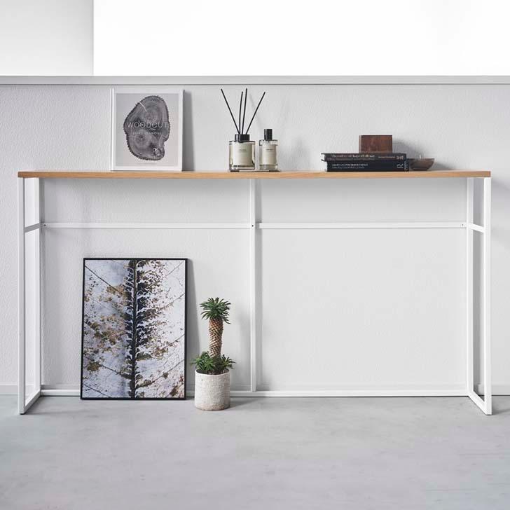 tower ◎☆ 山崎実業 ソファー裏コンソールテーブル タワー ホワイト