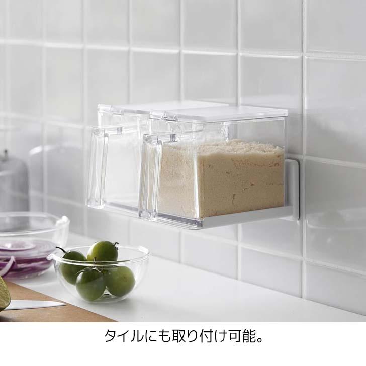 tower ◎☆ 山崎実業 フィルムフック調味料ストッカーラック タワー