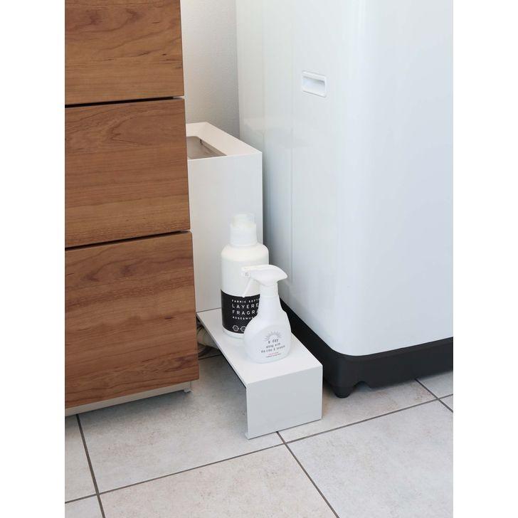 tower ◎☆ 山崎実業 伸縮洗濯機排水口上ラック タワー ホワイト