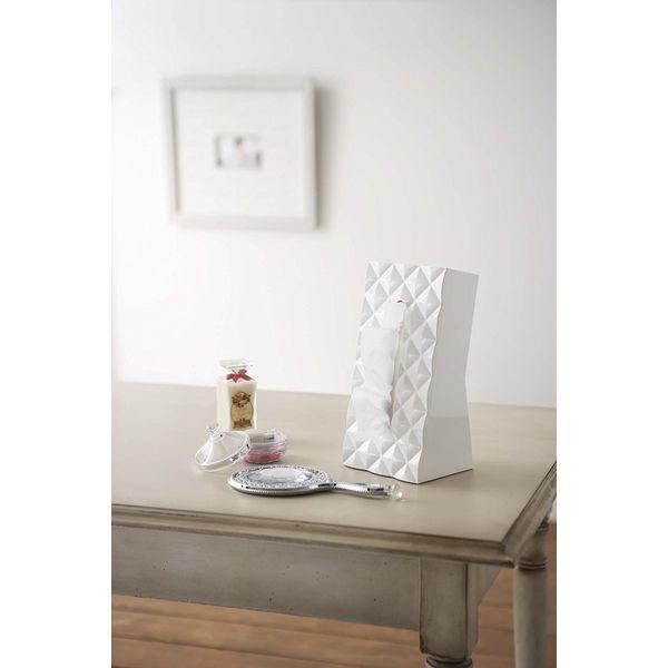 ◎☆ 山崎実業 ティッシュケース ダイヤ ホワイト TS-DIA WH カバー