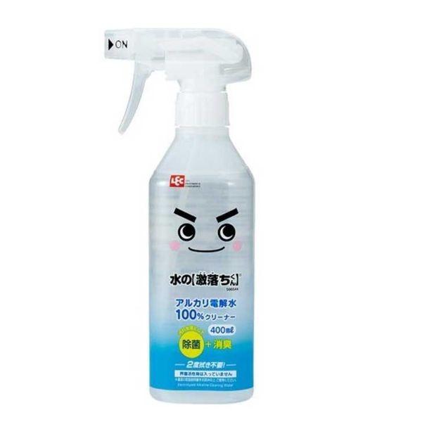 レック 水の激落ちくん アルカリ電解水 400ml マルチクリーナー 洗浄　除菌　消臭 界面活性剤不使用 2度拭き不要 安心 安全 日本製
