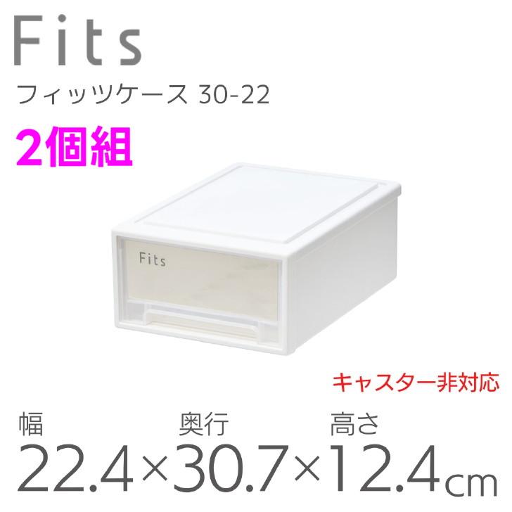 天馬 【2個組】 Fits フィッツケース 30-22WC (旧:スモール) ホワイト