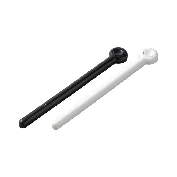 メール便】 イノマタ化学 パッククリップL 2P モノトーン ホワイト