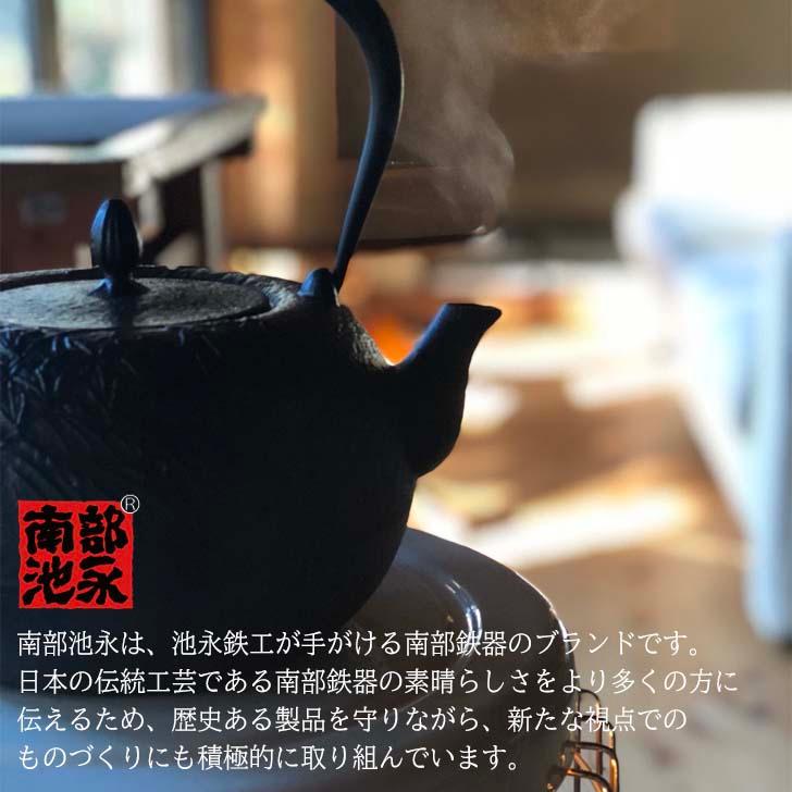 池永鉄工 ◎ tetu 鉄瓶 南部鉄器 日本製 IH対応 ガス火 鉄分補給 小泉