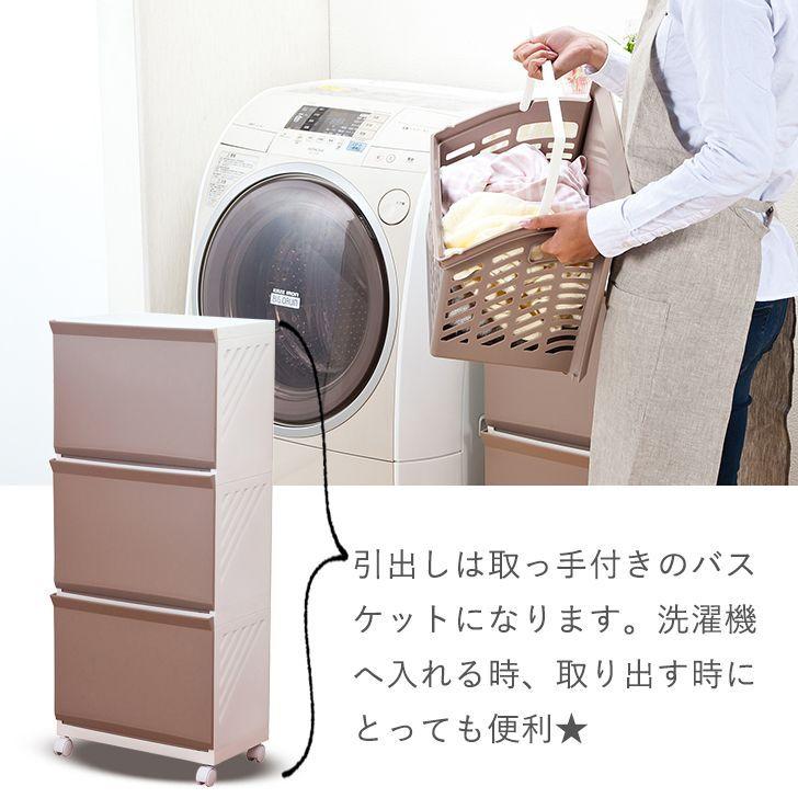 平和工業 【メーカー直送】 ランドリーボックス Clevan323 ブラウン