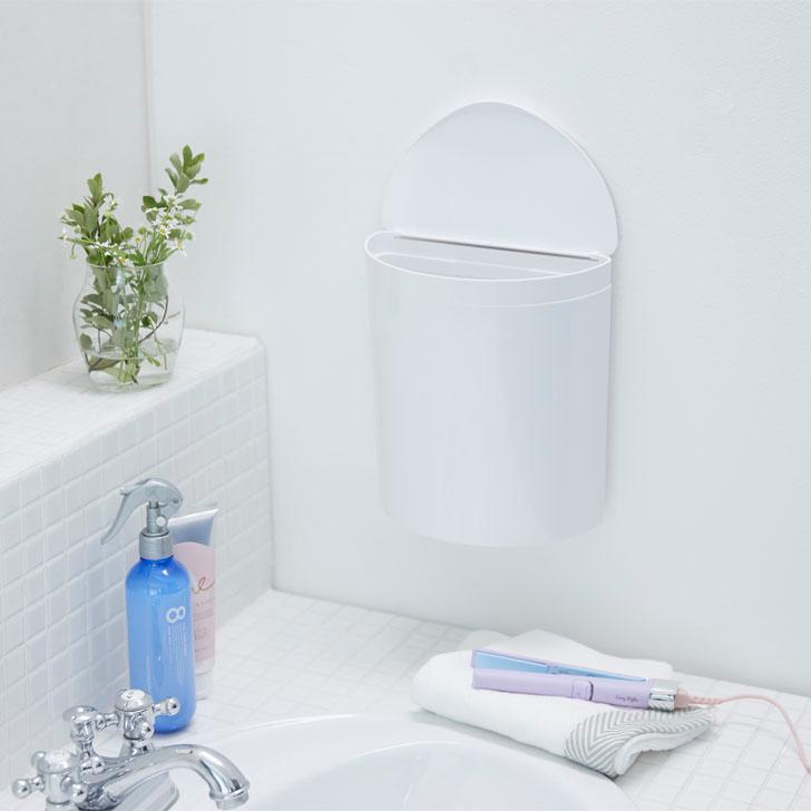 ままん 伊勢藤 メルナミニ ホワイト I-606 iseto イセトー ゴミ箱 フタ付き