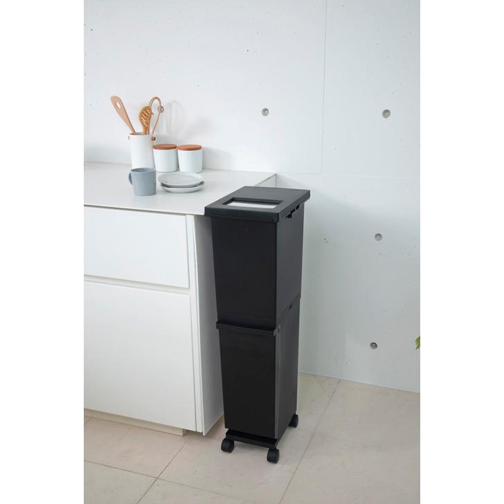 TONBO（新輝合成） ゴミ箱 新輝合成 ユニード 分別スリム2段 36S