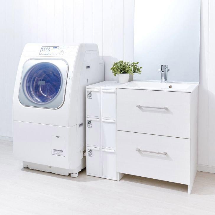 吉川国工業所 ○ 分別引出しステーション スーパースリム3段 ホワイト