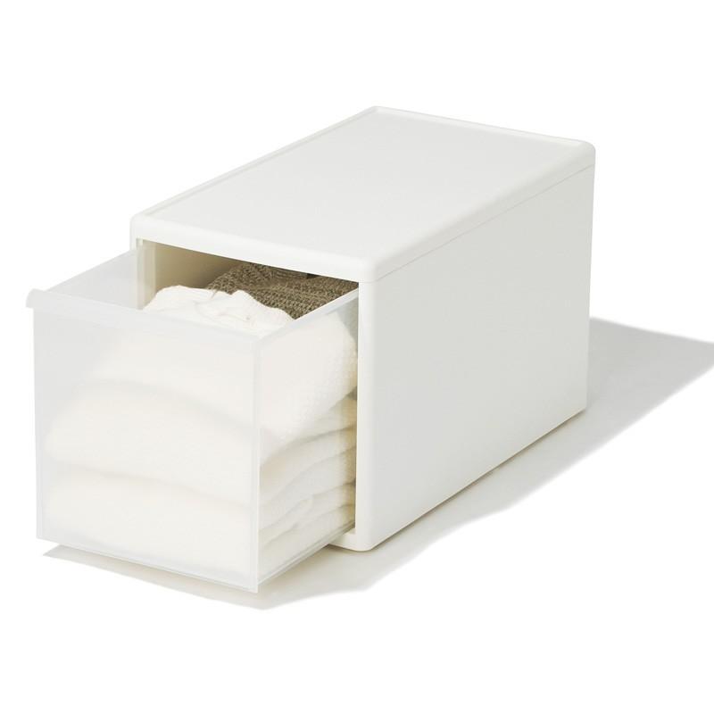 【新品未使用】mysé 美容器具セット 透明収納ケース付き 吉川国工業所 収納ケース 組み合わせて使える収納ケース ミディL