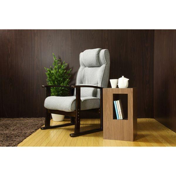 東谷 【メーカー直送】 楽々チェア グレー RKC-38GY 椅子 イス 高