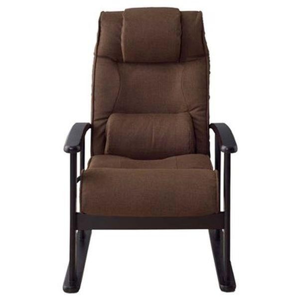 東谷 【メーカー直送】 楽々チェア ブラウン RKC-38BR 椅子 イス 高