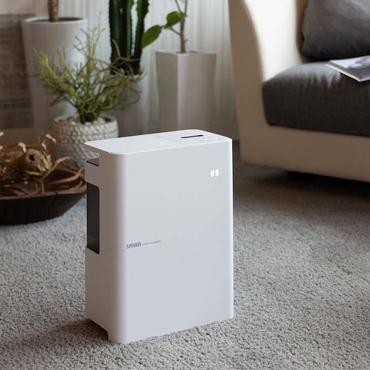 ☆ SANKA スチーム加湿器 ホワイト SSH-4000WH スチーム 加湿器 大容量