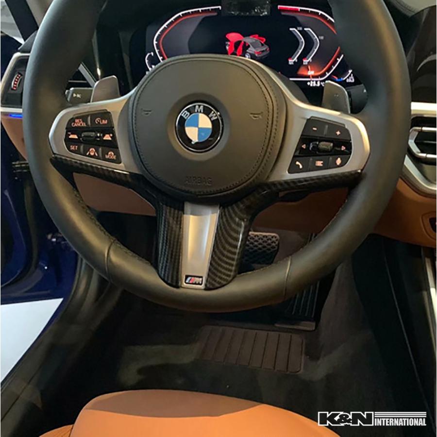 カーボン柄 Bmw 3シリーズ G G21 セダン ツーリング Mスポーツ用 ステアリング パネル 左右ハンドル用 内装 インテリア Usdm Carbon G Stp K N International 通販 Yahoo ショッピング