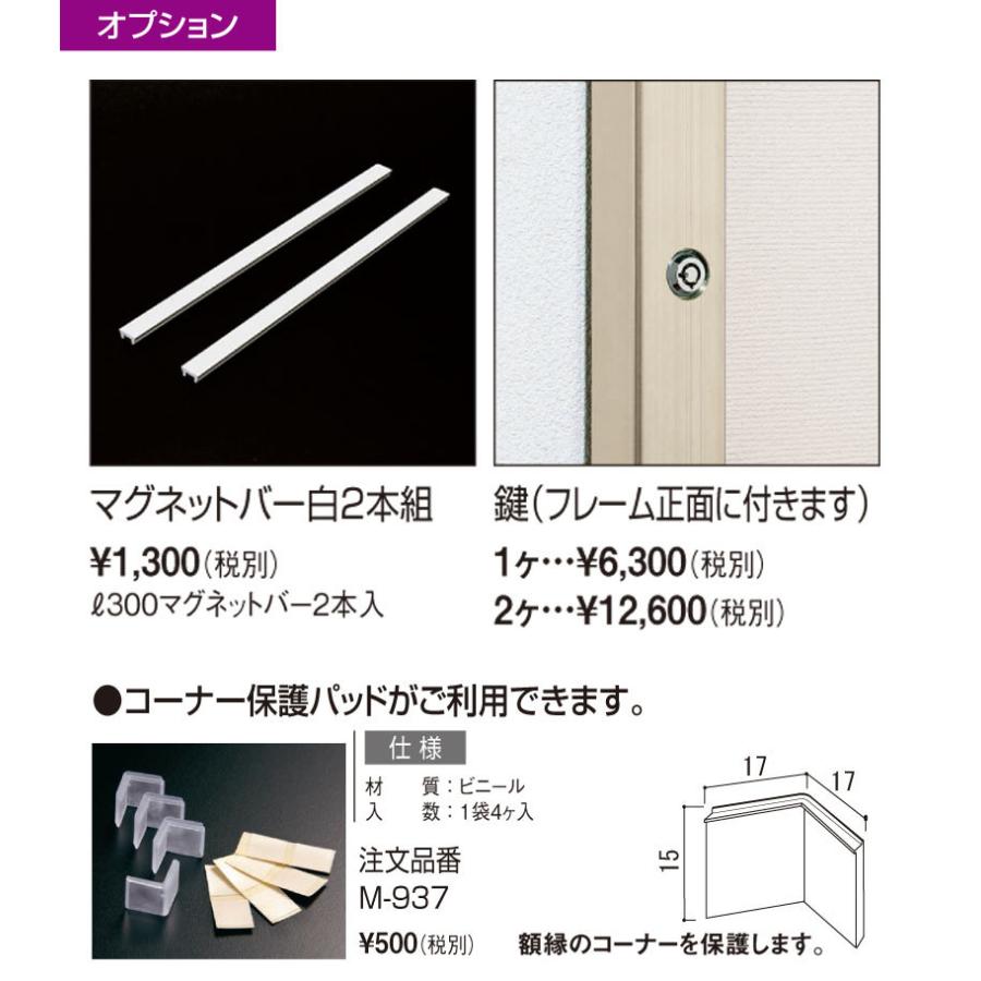 ベルク [法人宛ノミ] 壁面掲示板 613 B1 (728mm×1030mm) アルモード