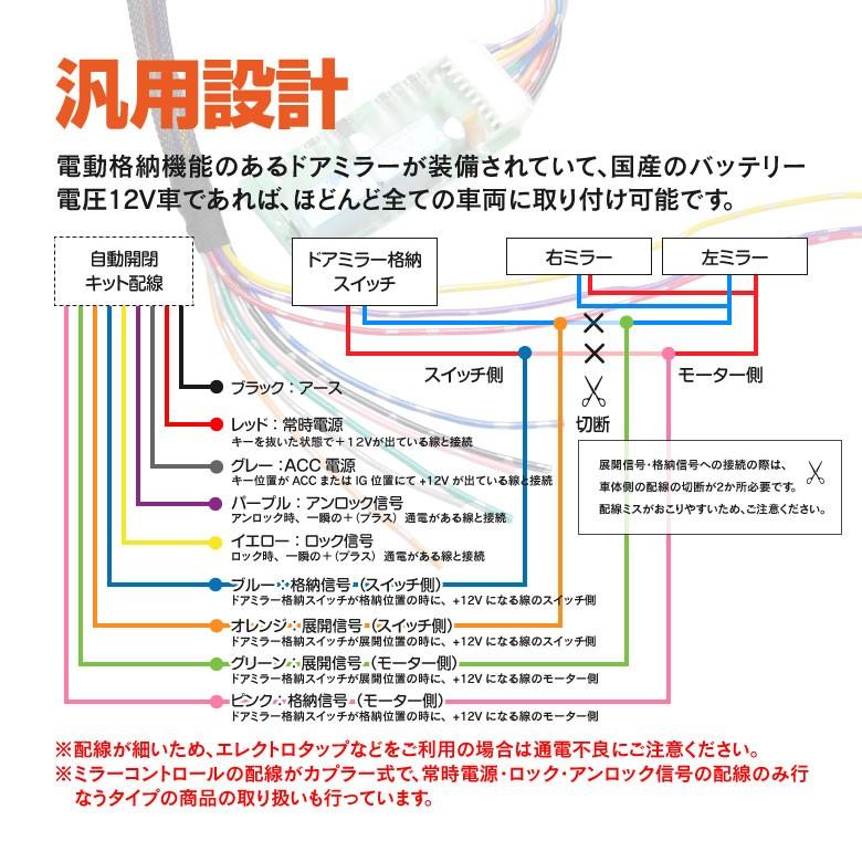 アルファード ヴェルファイア ハイブリット含 w系 ドアミラー自動開閉キット 格納 オートリトラクタブル キーレス連動 ミラー 10 Kurofune Shopping 通販 Yahoo ショッピング