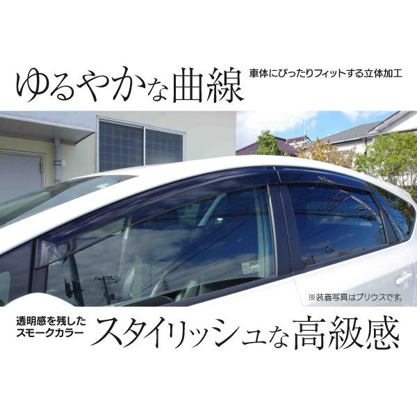 ドアバイザー 金具付き ヴォクシー Voxy 70系 Zrr70 専用設計 純正同形状 専用取付 雨天時喫煙時に 4枚セット A Kurofune Shopping 通販 Yahoo ショッピング