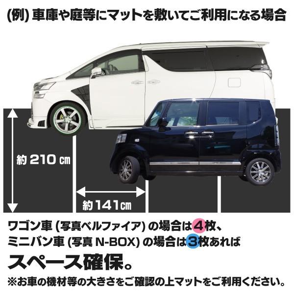 5mm厚 軽トラ用 荷台マット ゴムマット 軽トラ汎用サイズ 滑り止め キズ・汚れ防止 作物や農具の運搬に 210cm×141cm アズーリ｜k-o-shop｜07