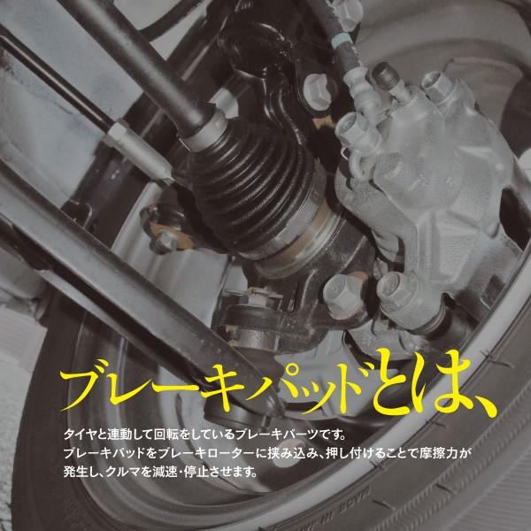 ブレーキパッド ノア・ヴォクシー AZR60G AZR65G 純正同等品 フロント 4枚 1セット 純正品番 04465-02080  04465-02070