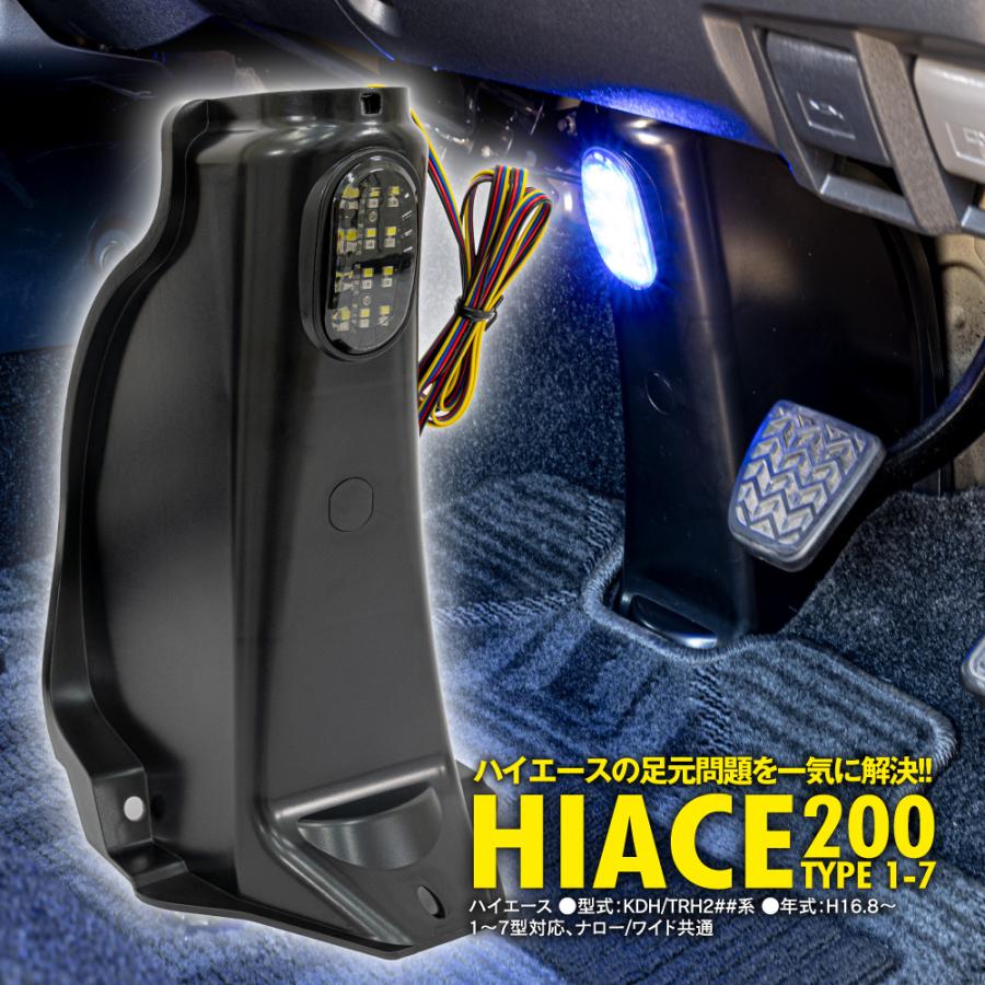 トヨタ 200系 ハイエース ステアリングコラムホールカバー LED トヨタ 200系 ハイエース ステアリングコラムホールカバー LED