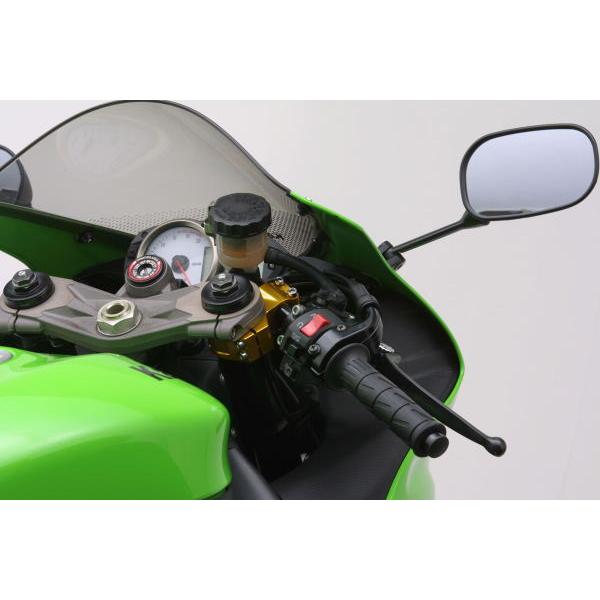DAYTONA デイトナ アルミ削り出し セパレート ハンドル クランプ ブラック Φ43の画像