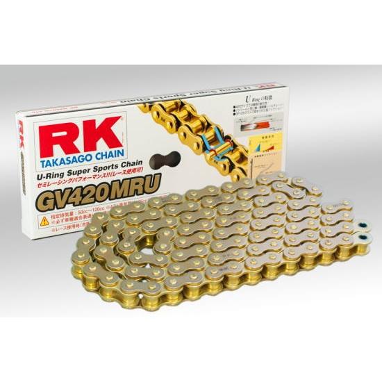 RK アールケー GV420MRU-100L ゴールドチェーン : K-ONE PROJECT