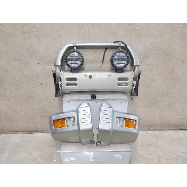 KBT】パジェロミニ E-H56A フロントバンパー グリルガード付 三分割