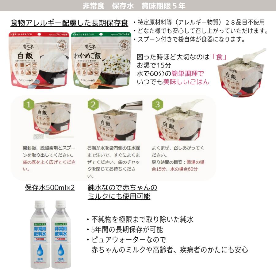 防災セット グッズ 非常用持ち出し 20点防災基本セット 1人用 撥水