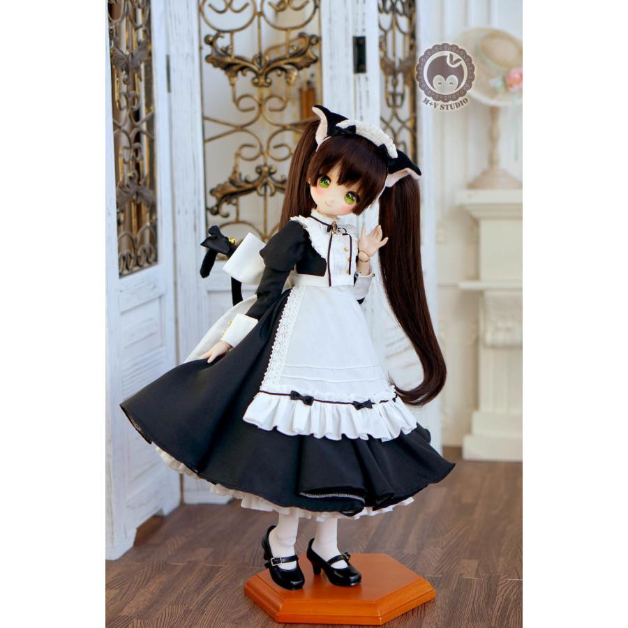 M+V STUDIO 1/4ドール MDD セット メイド服 猫耳 ロングスカート M+V STUDIO 1/4ドール MDD セット メイド服 猫耳 ロングスカート