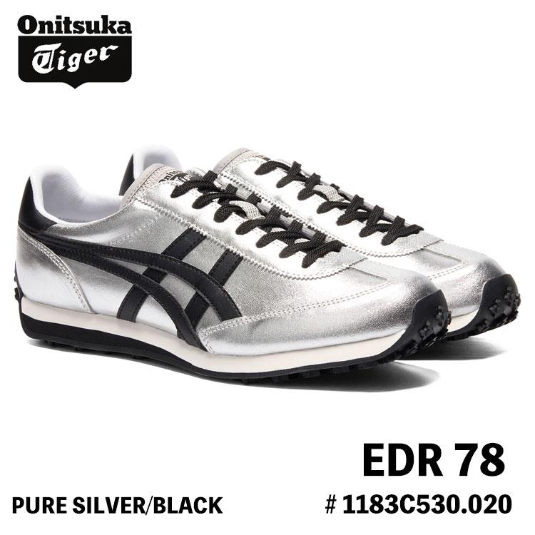 EDR 78 オニツカタイガー スニーカー Onitsuka Tiger PURE SILVER