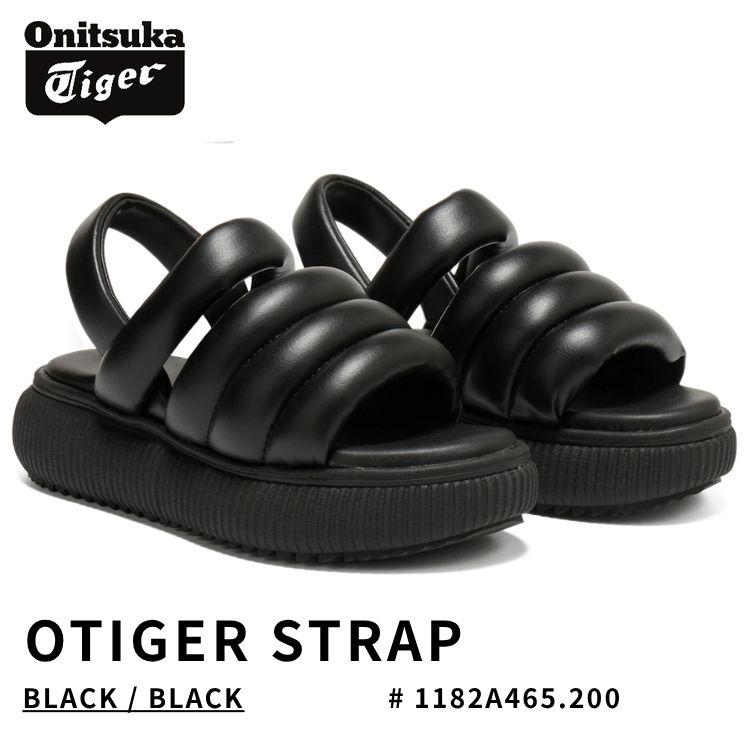 【Onitsuka Tiger 】OTIGER STRAP 25.0 ブラック Onitsuka Tiger（オニツカタイガー） サンダル Onitsuka Tiger OTIGER
