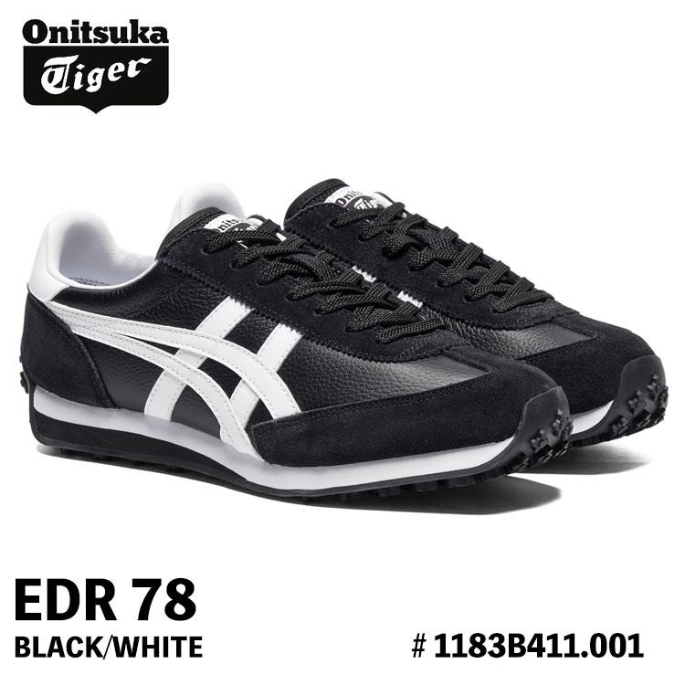 Onitsuka Tiger スニーカー ブラック/ホワイト EDR78 EDR 78 オニツカタイガー スニーカー Onitsuka Tiger BLACK/WHITE