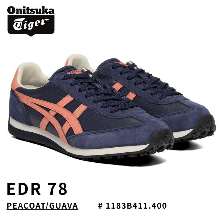 EDR 78 オニツカタイガー スニーカー Onitsuka Tiger PEACOAT/GUAVA