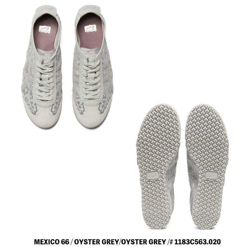 オニツカタイガー スニーカー レディース Onitsuka Tiger スニーカー レディース MEXICO 66 メキシコ66 OYSTER GREY BIRCH BEIGE グレー バーチ ベージュの画像