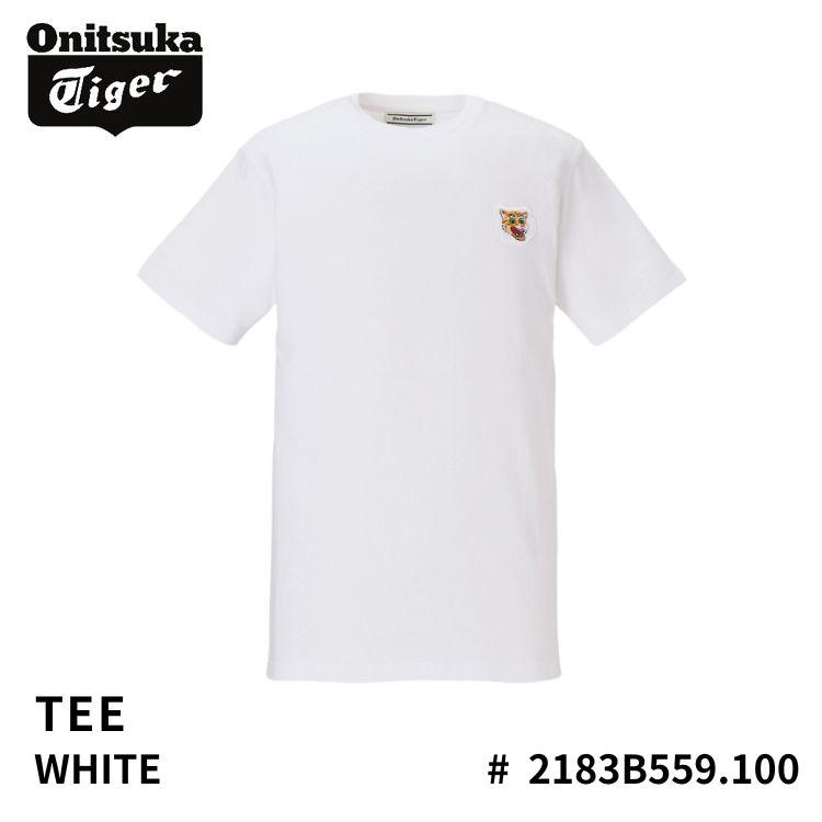 Onitsuka Tiger Tシャツ ホワイト Lサイズ Onitsuka Tiger（オニツカタイガー） Tシャツ Onitsuka Tiger Tシャツ