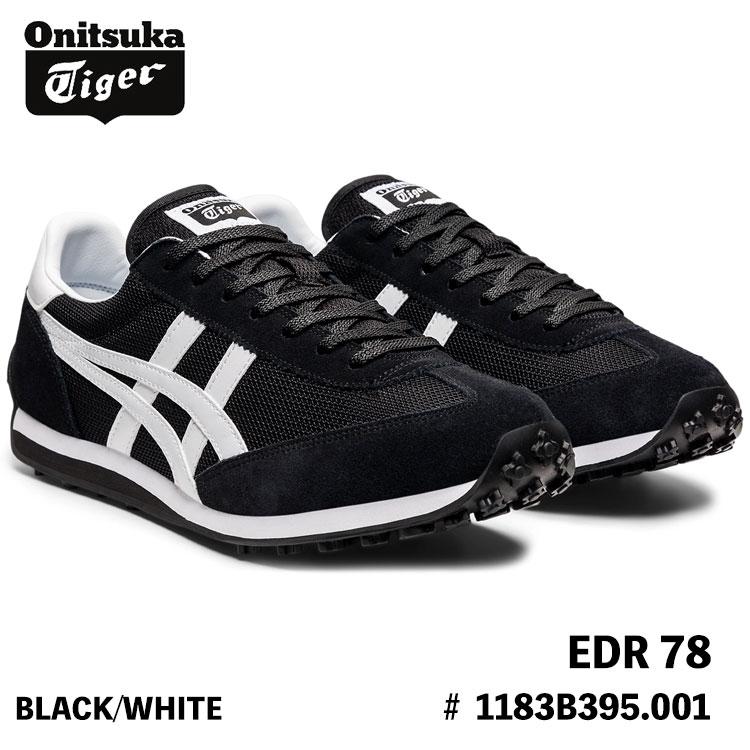 EDR 78 オニツカタイガー スニーカー Onitsuka Tiger BLACK/WHITE