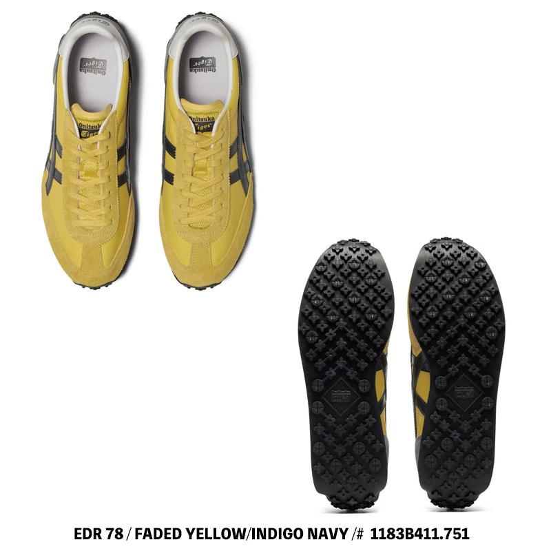EDR 78 オニツカタイガー スニーカー Onitsuka Tiger FADED YELLOW