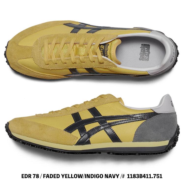 EDR 78 オニツカタイガー スニーカー Onitsuka Tiger FADED YELLOW