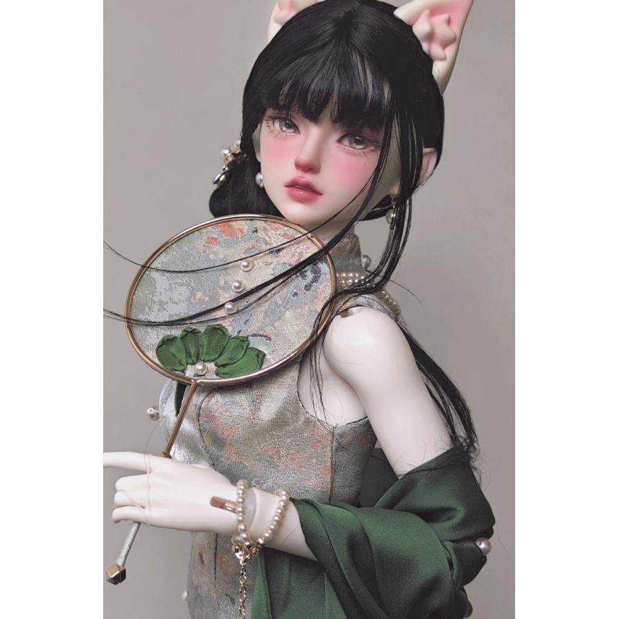 期間限定】TorukDoll 1/3サイズ 狐梨 狐耳 ドール ドールヘッド
