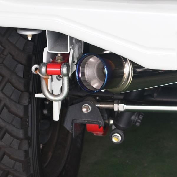 JB23 マフラー K-プロダクツ フロント、リヤセット