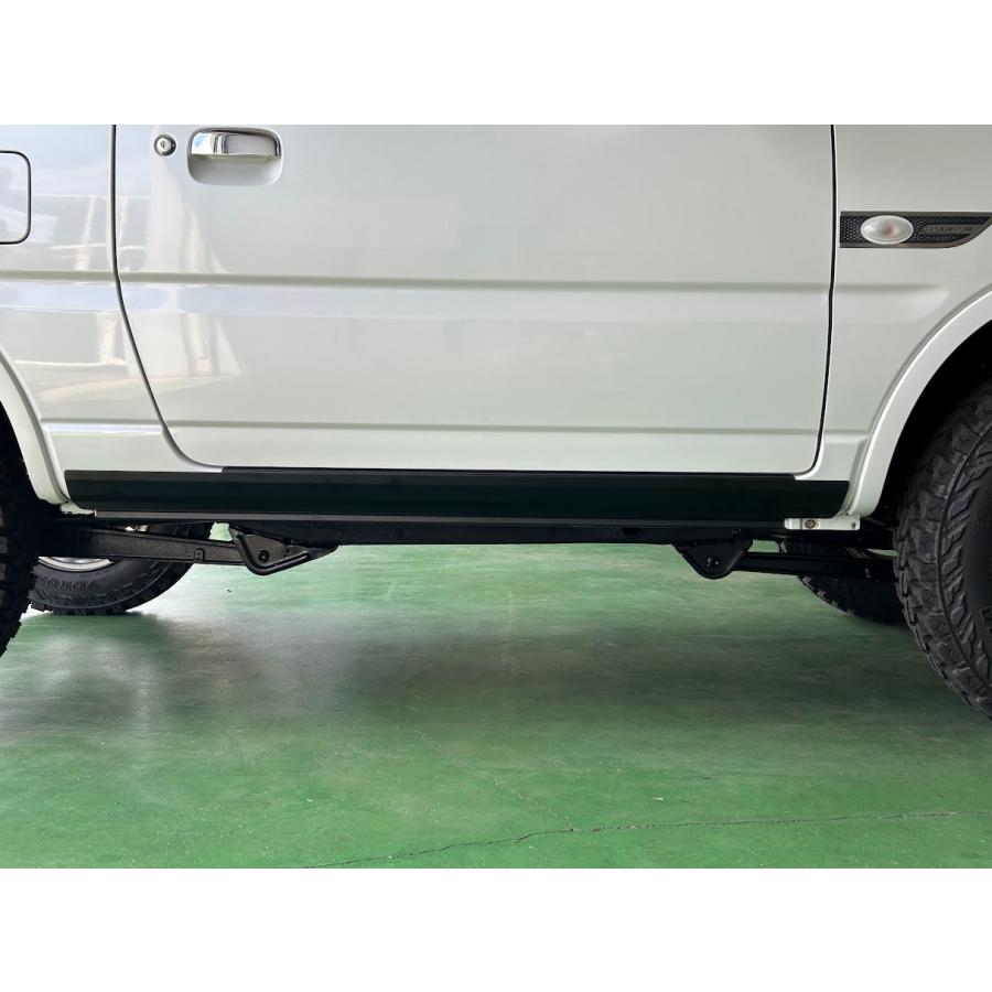 ジムニー エクステリア サイドシルガード 2+ ツープラス ブラック